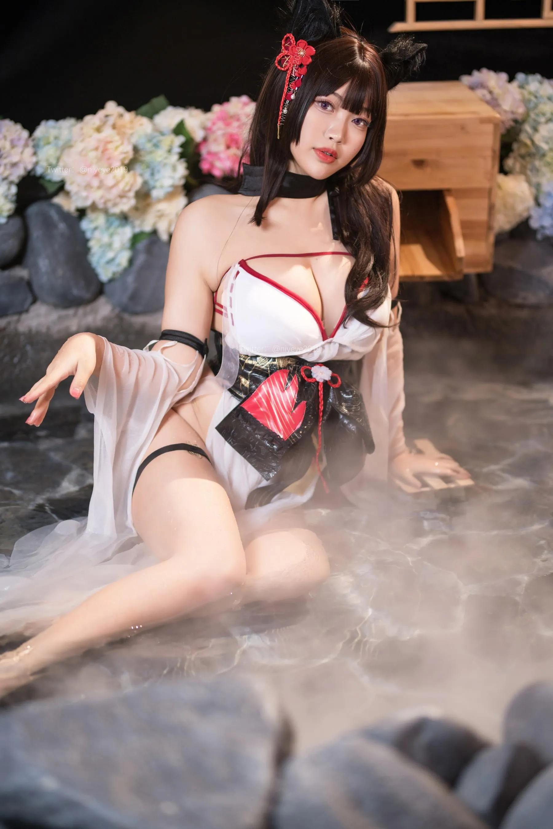 白烨 – NO.56 湿身天诚泳装 [61P]插图2